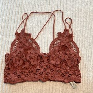 FP Movement by Free People Lace Bandeau in Rust